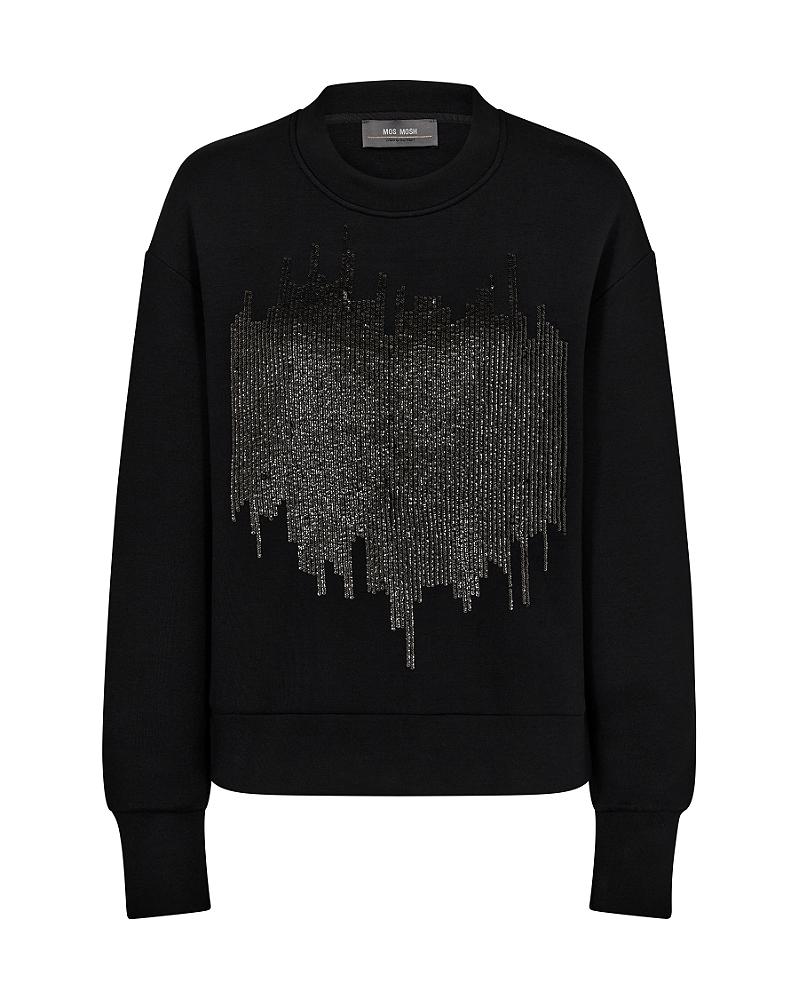 Mos Mosh Dala V-SS Basic Tee Black main image 0