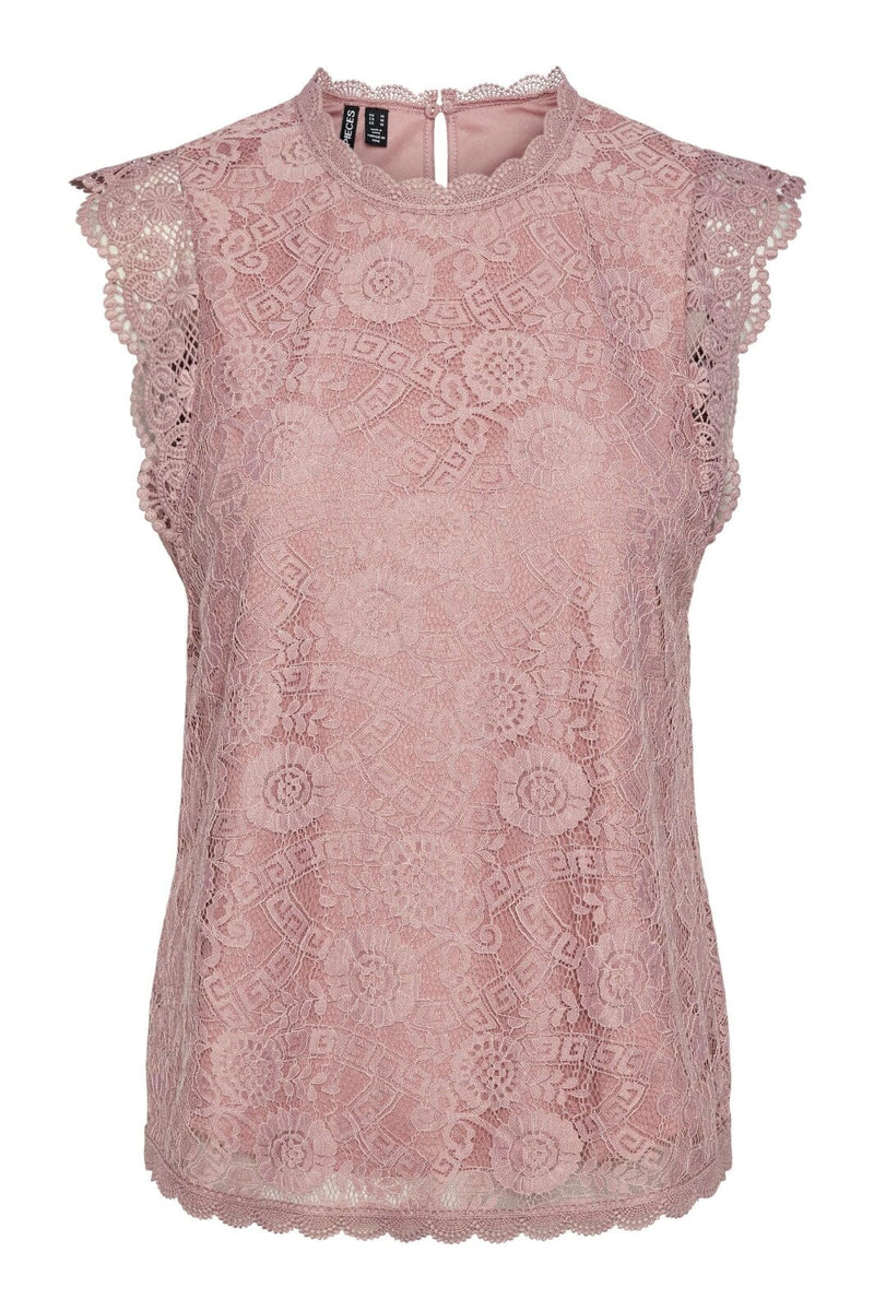 Olline Sl Lace Top Purple main image 0