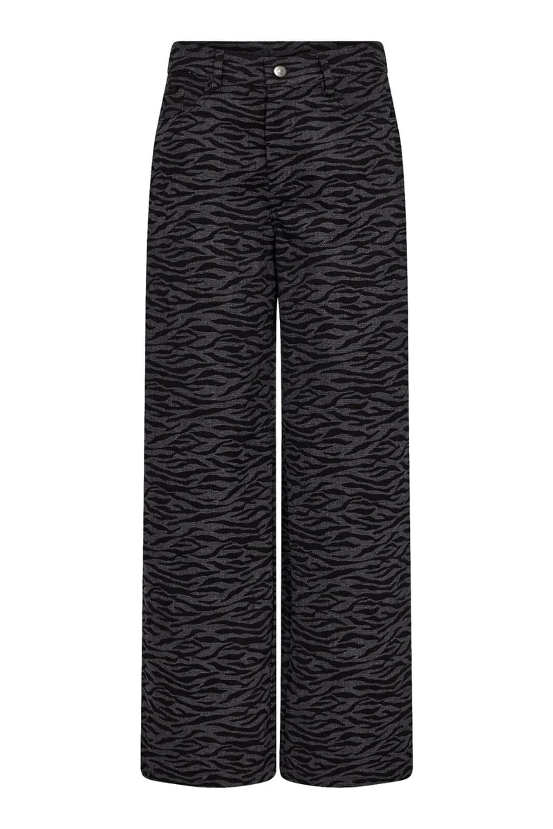 Co´Couture - Zellacc Wide Pant 41039 - 145 - Dark Brown