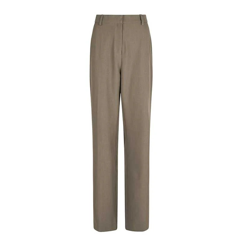 NEO NOIR Massie Structure Pants Warm Grey