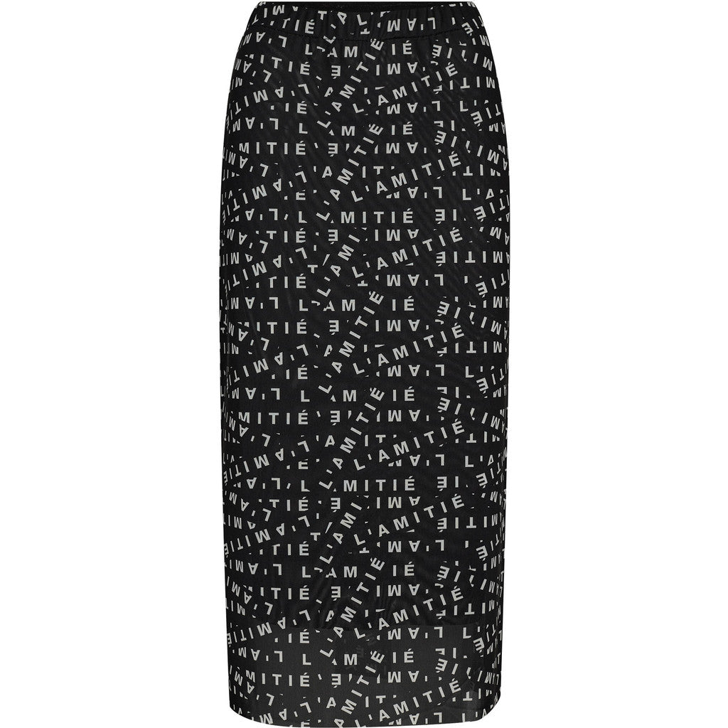 Haute L'Amitié - Organza Pencil Skirt HL10638 - Pale Yellow