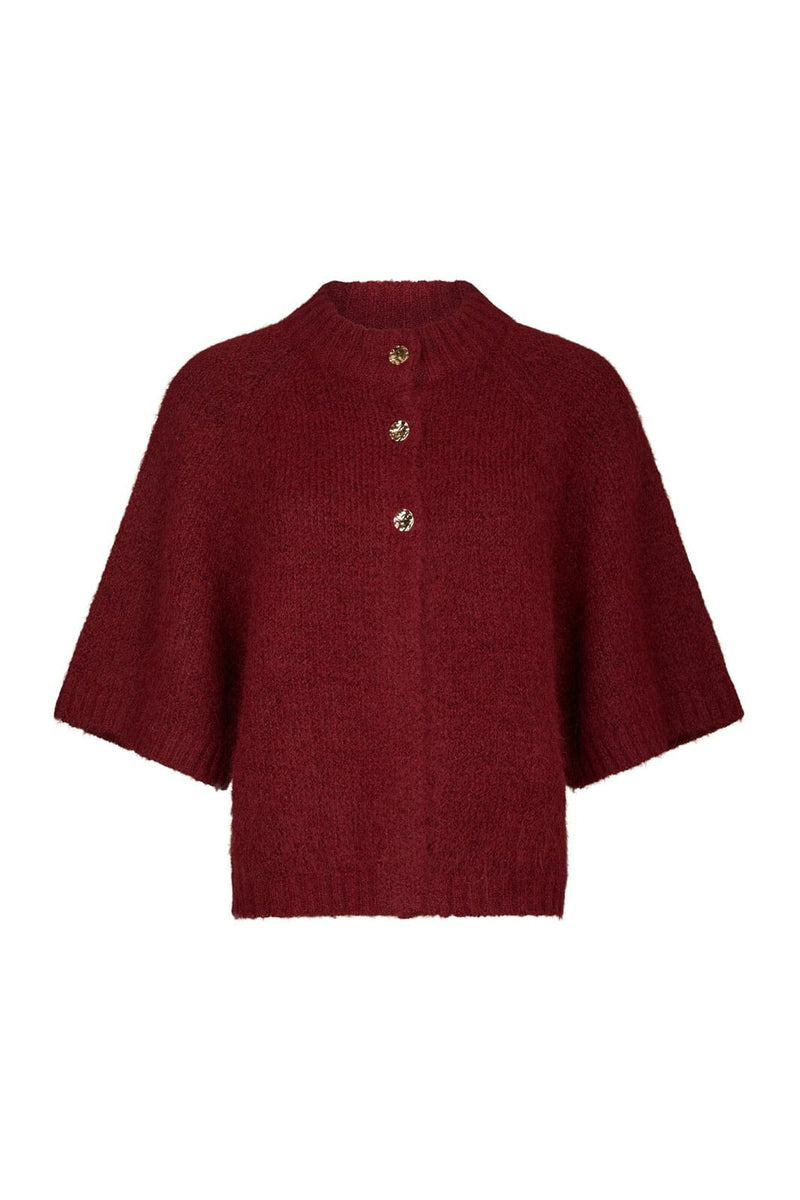 NEO NOIR Benuta Fluffy Knit Cardigan Pink