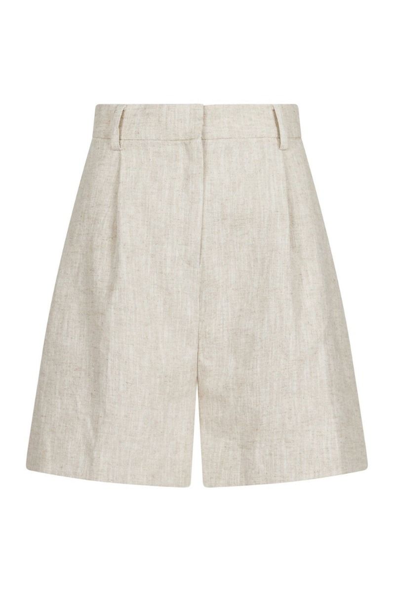 Sega Ramie Shorts Off White