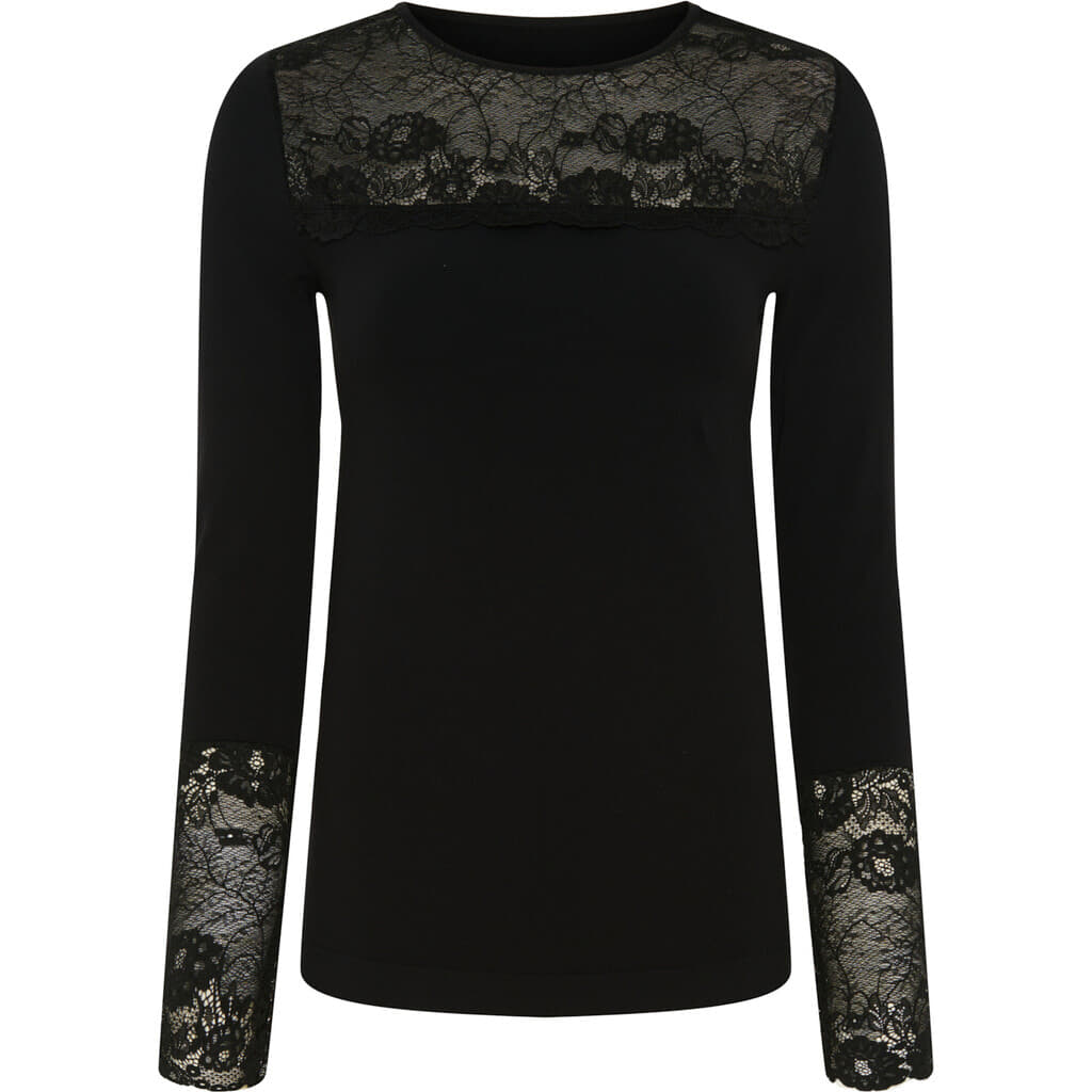 Tim & Simonsen Bluse - Nancy Bluse Lace i Caffe main image 1