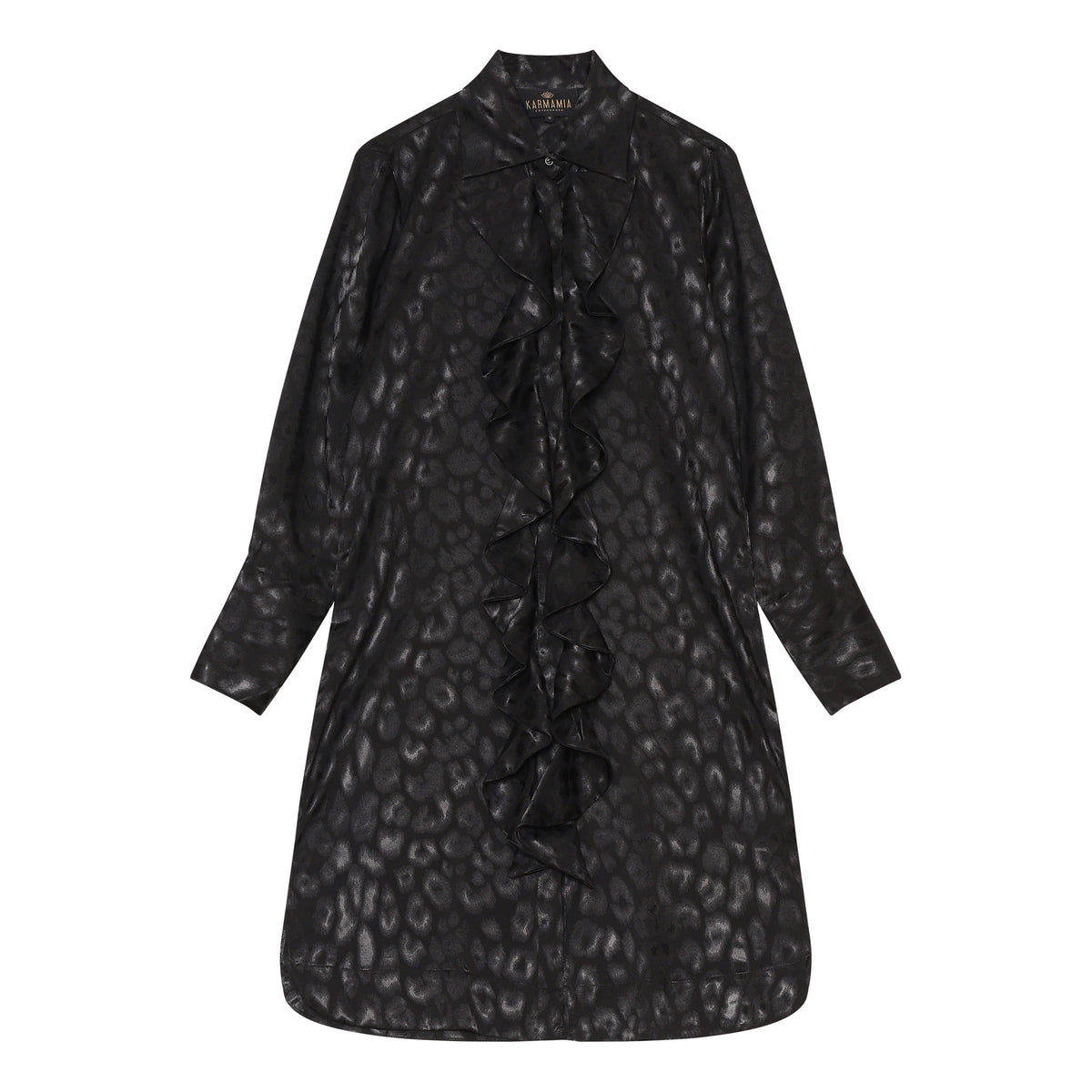 Ruffle Kimono Ana Coralia Black