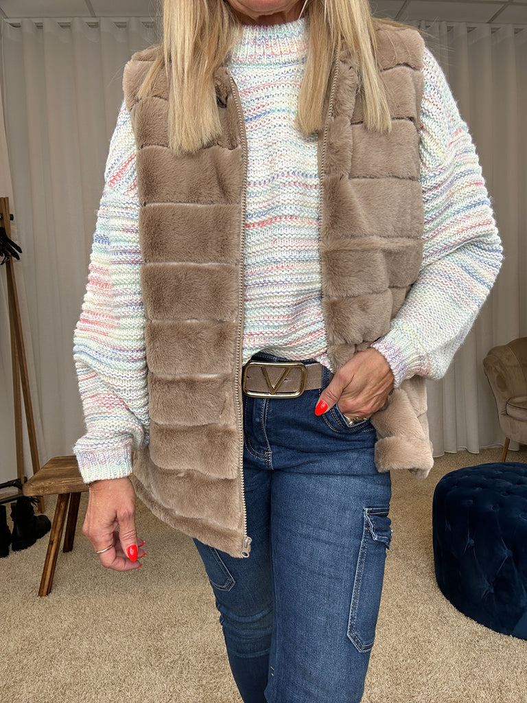 Vating Vating Collection - Fake Fur Vest – Butik Emsig