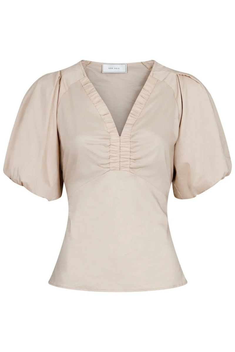 Neo Noir - Irina Poplin Blouse - Black